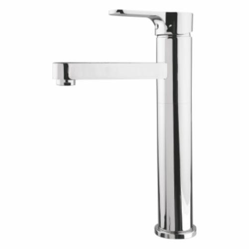 Single Lever Basin Mixer Jumbo with 600mm Long SS Braided Hose  Chrome